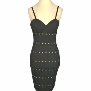 Better B. Bodycon Dress Bustier studded Punk Goth Size Small